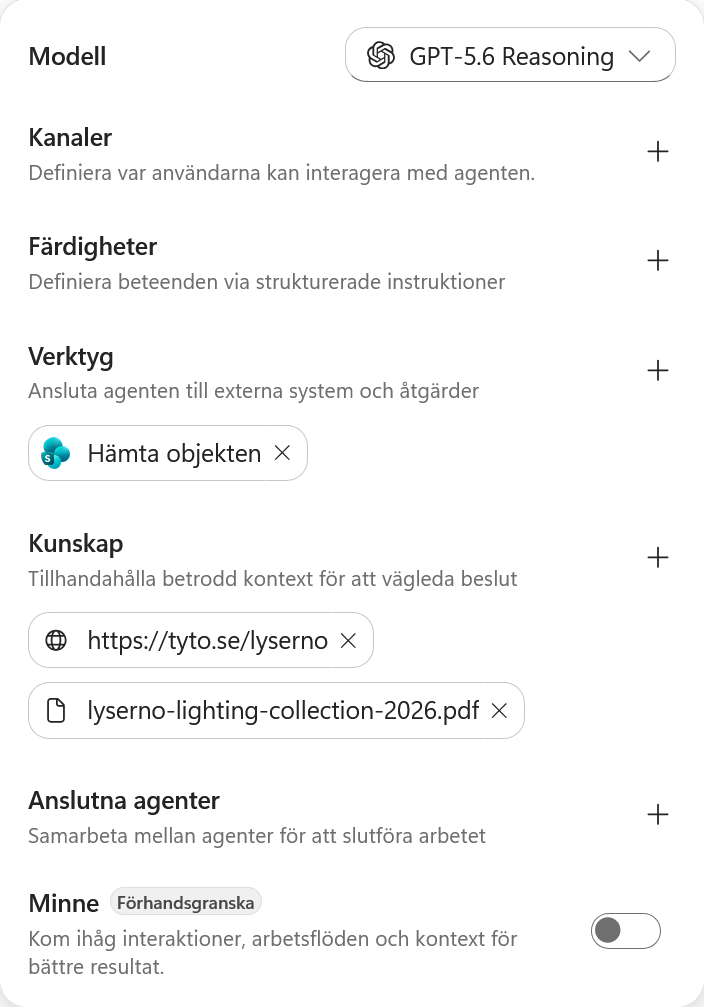Hämta objekten visas under Verktyg