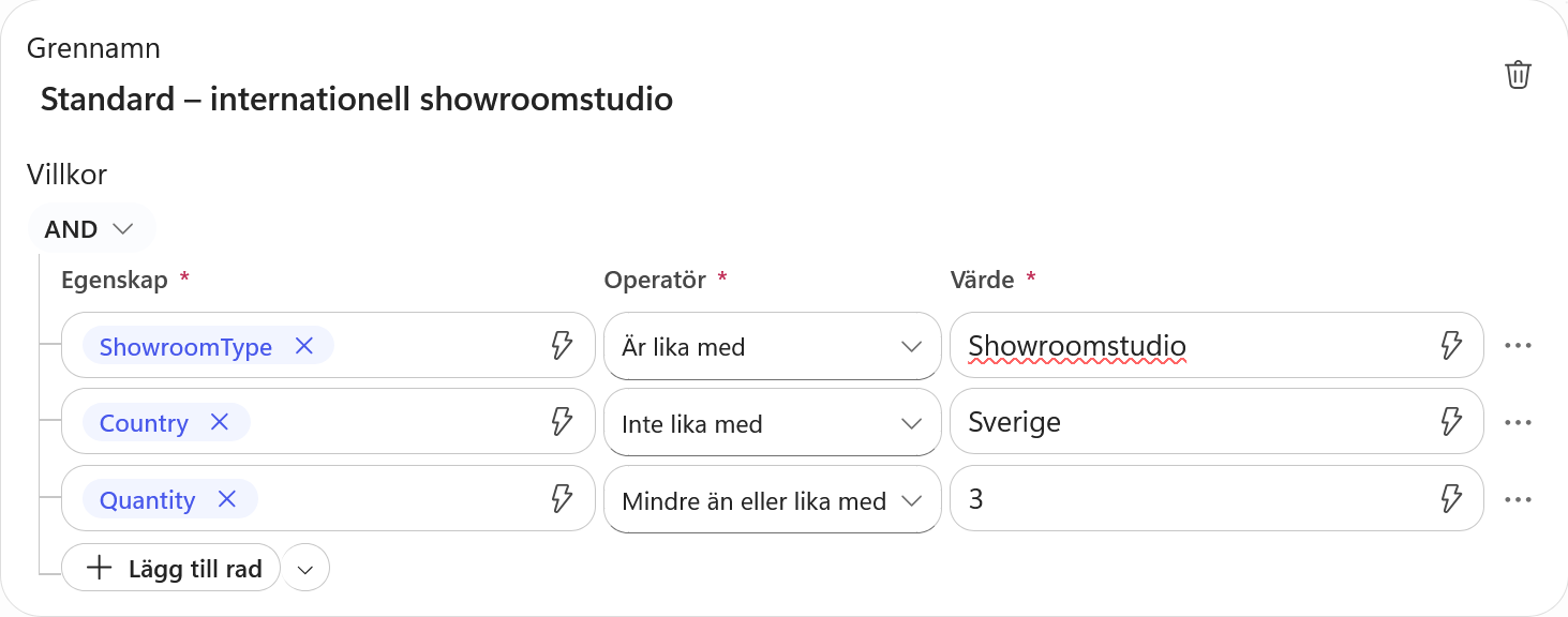 Quantity ska vara mindre än eller lika med 3