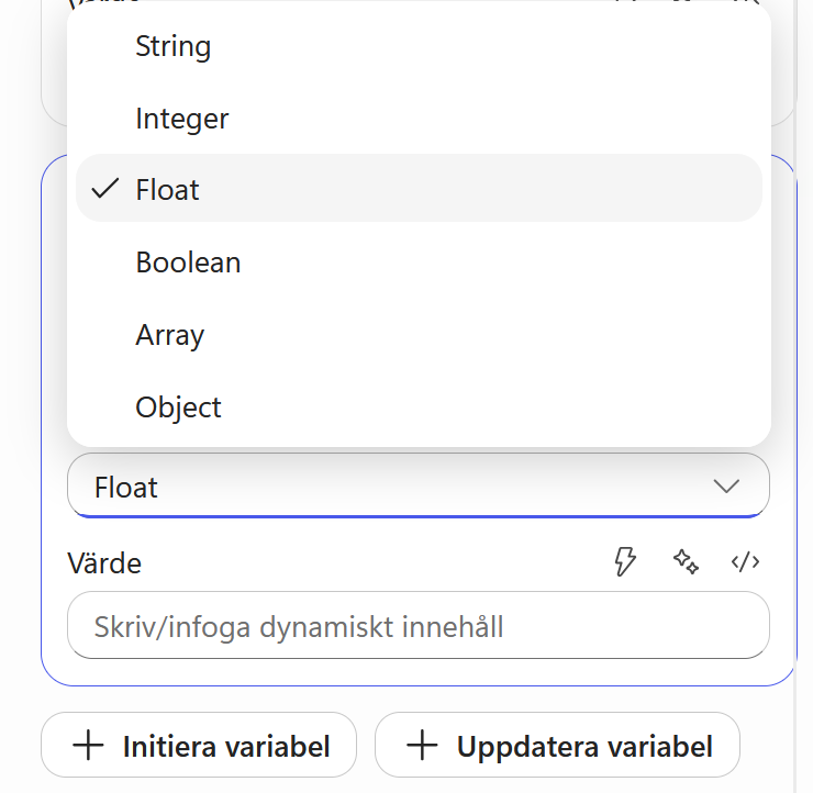 TotalProductPrice får typen Float
