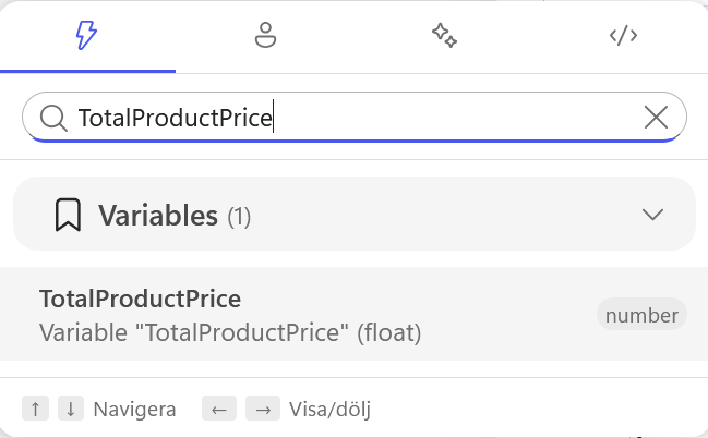TotalProductPrice väljs för granskningsmejlet