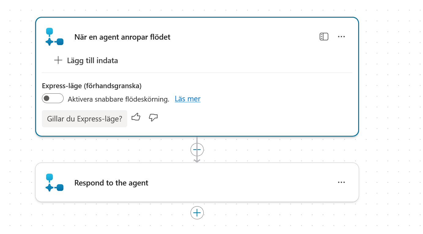 Lägg till indata i flödets utlösare
