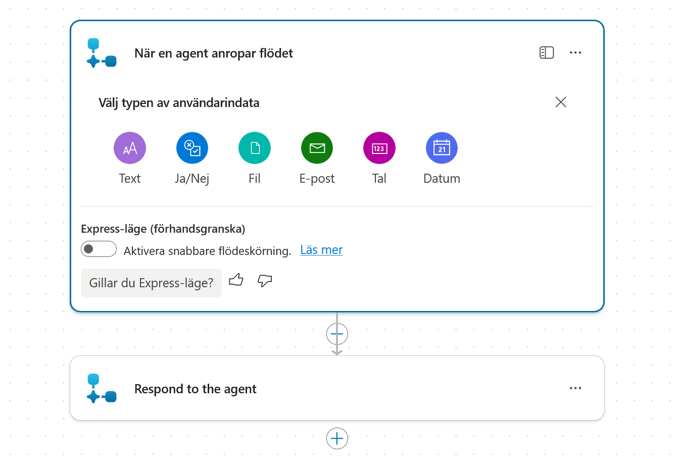 Text som typ av indata