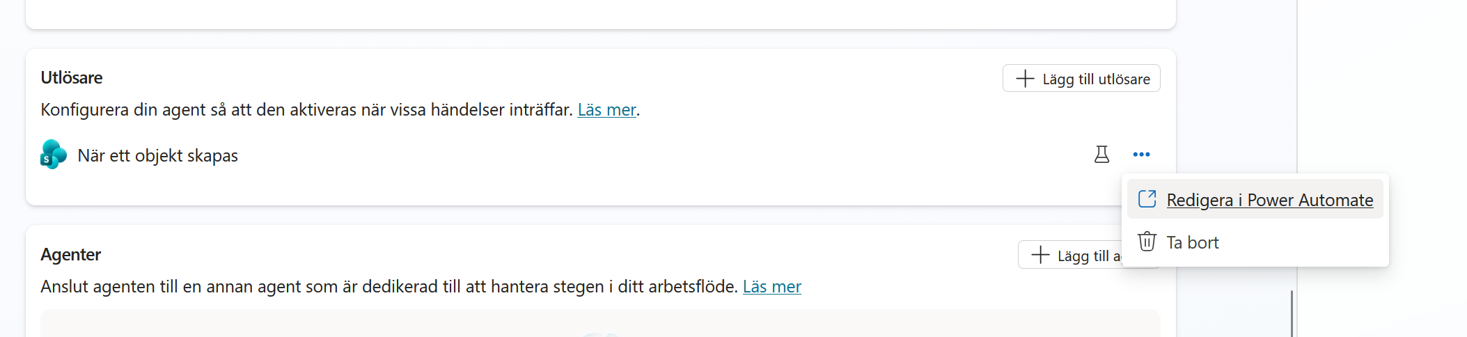 Redigera utlösaren i Power Automate
